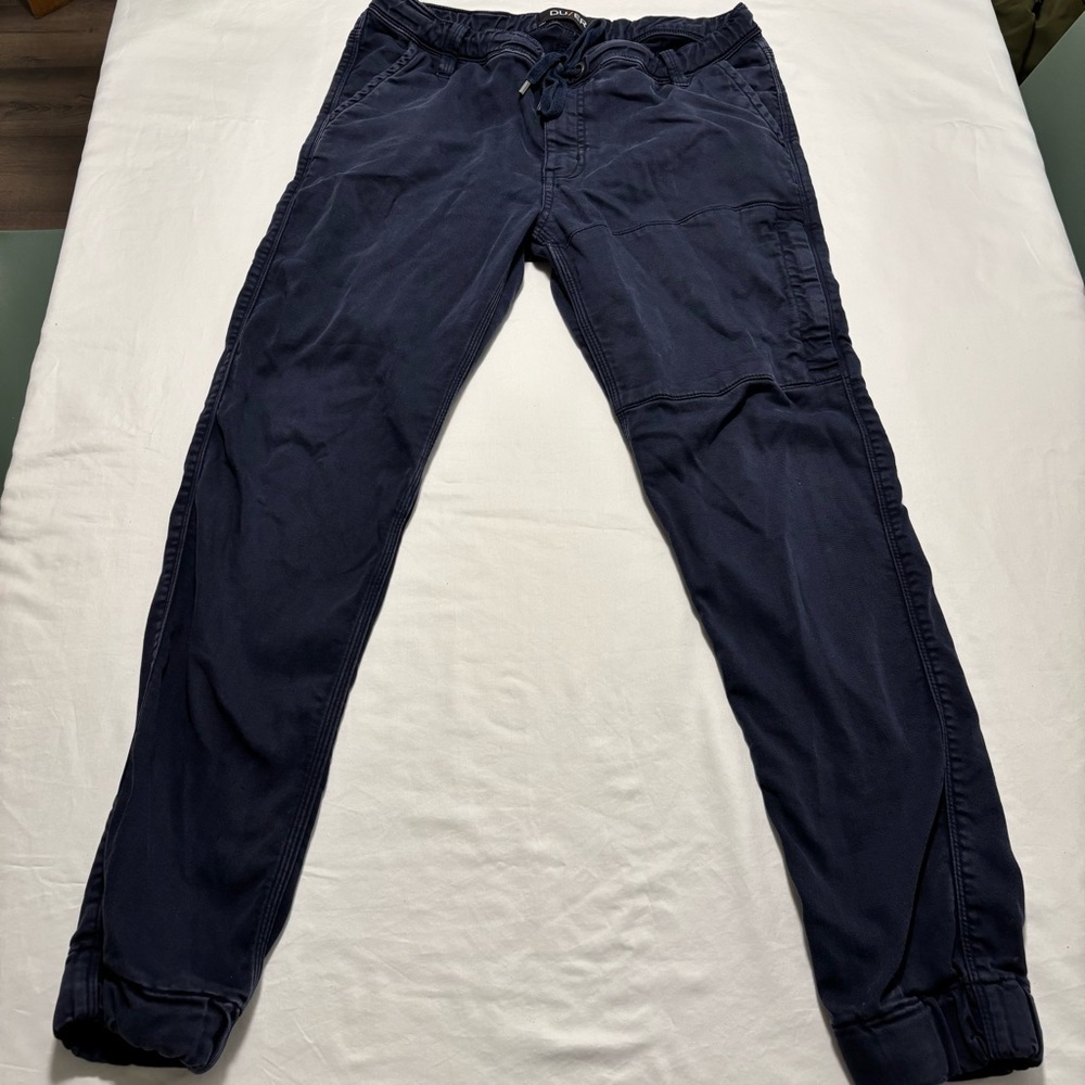 DUER NX2 Slim Fit Navy Joggers - Picture 2 of 8